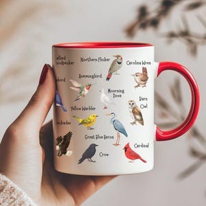 Bird Mug - 11oz & 15oz - Bird Watching Coffee Gift image 3