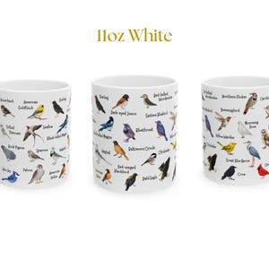 Bird Mug - 11oz & 15oz - Bird Watching Coffee Gift image 8