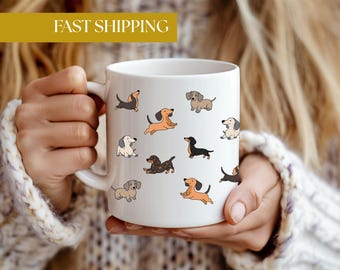 Funny Dachshund Mug - 11oz & 15oz - Wiener Dog Lover Gift, Dog Lover Gifts