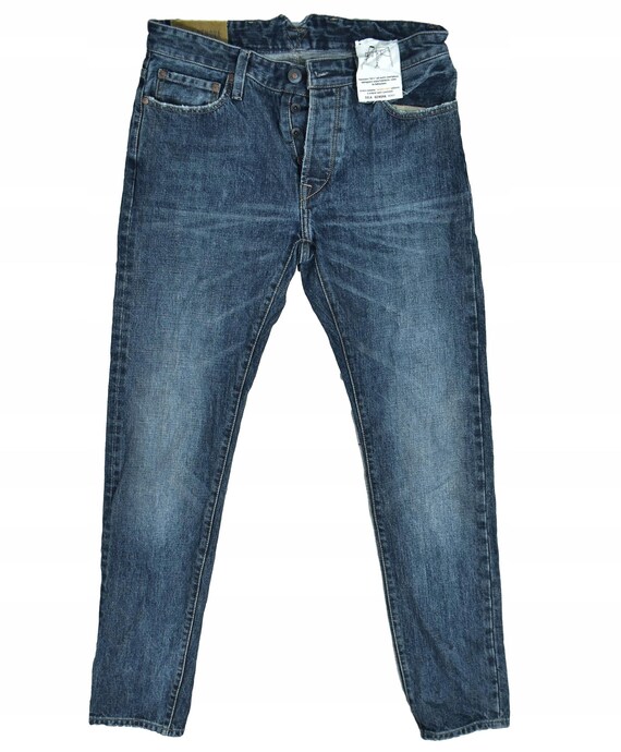 Tela Genova Men's Navy Blue Slim 32 Jeans