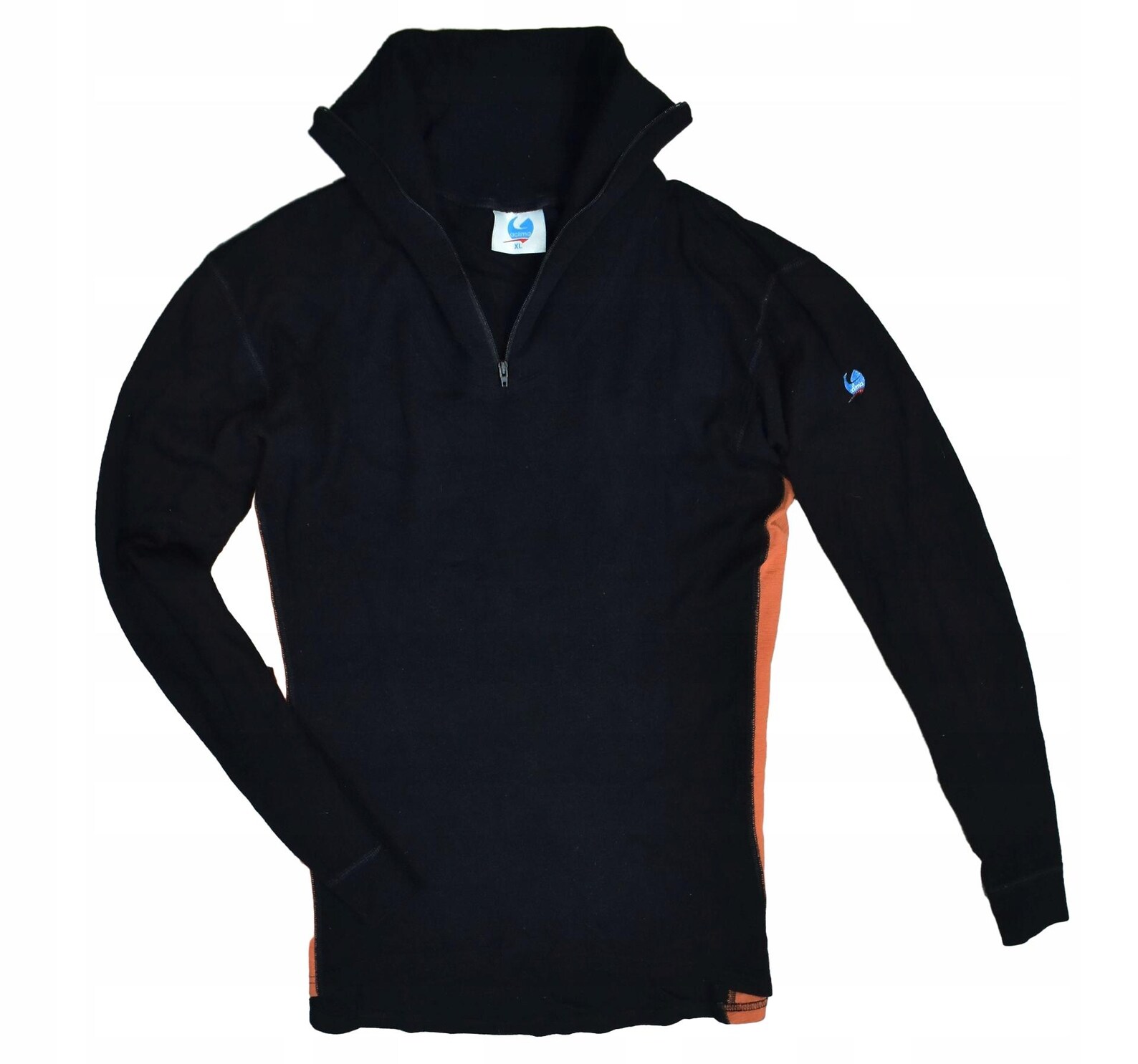 Aclima Men's Ultra Merino Wool Zipneck Thermal T-Shirt Xl