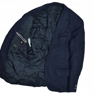 SAND Bottoli Wool Cashmere Cotton Navy Blue 54