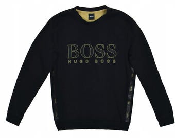 HUGO BOSS Salbo Iconic Logo Sweat Black Men's Sweatshirt S