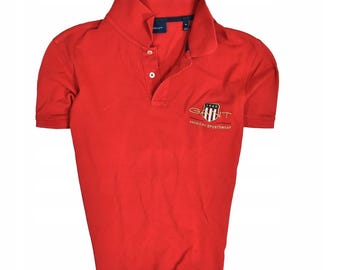 Gant Red Men's Polo Shirt M