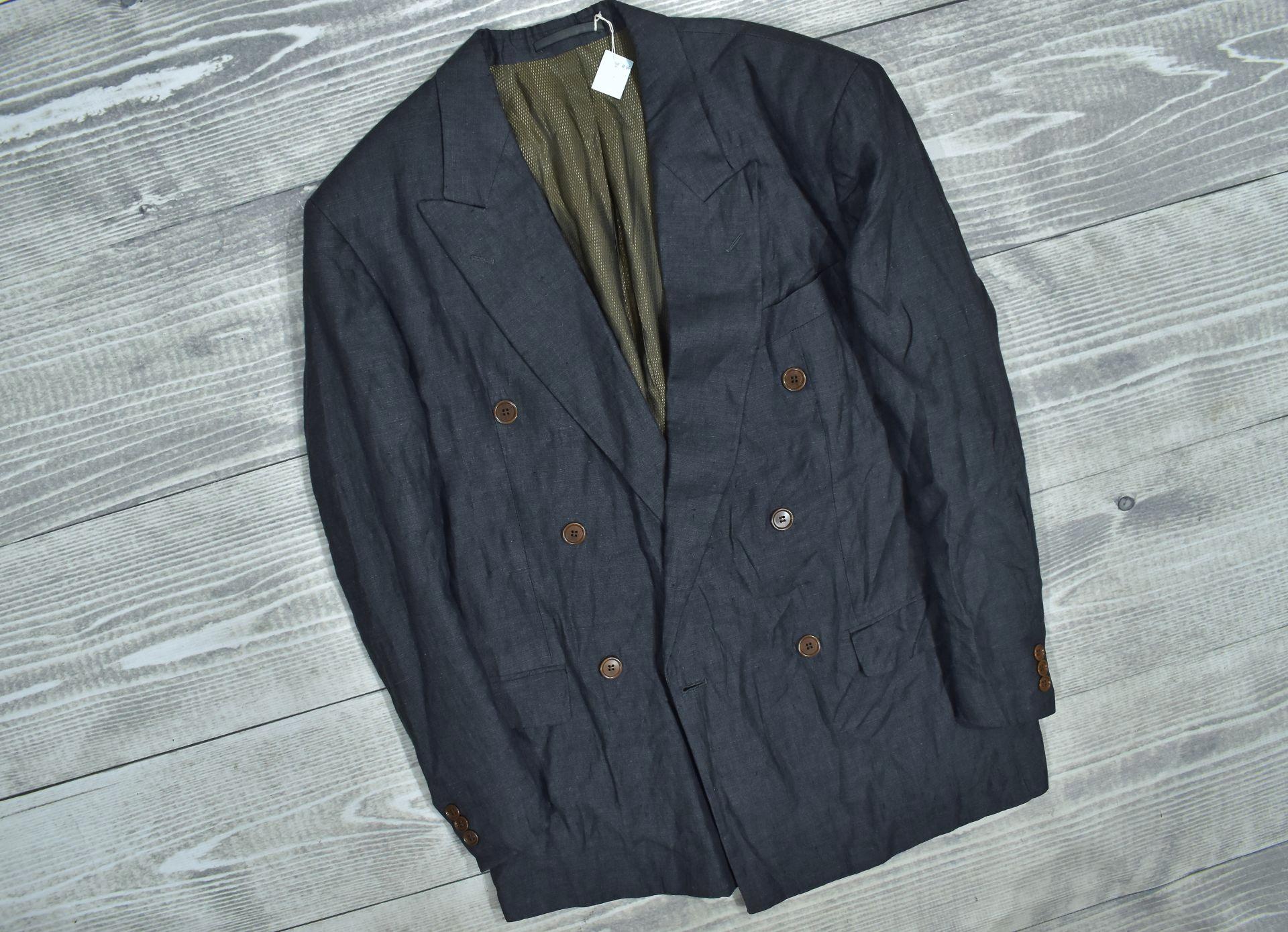 CERRUTI 1881 ダブルブレストジャケット Cerruti 1881 Linen Double-breasted Men's Vintage Undershirt Jacket