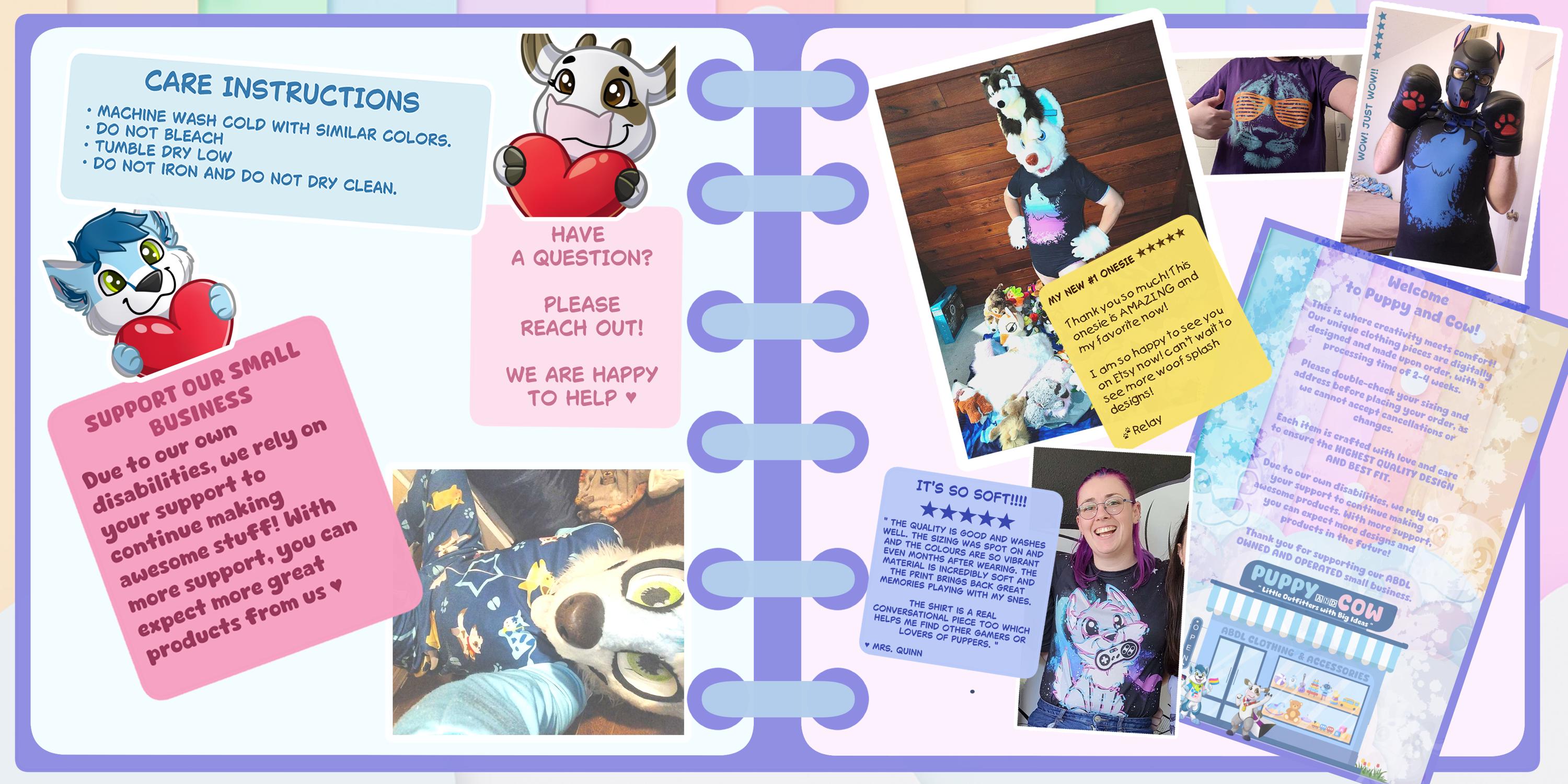ABDL - LPK Adult Snapsuit - Puppy N Cow Print - Purple - Etsy