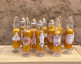 1/3 scale Memory Vials Pensieve handmade miniature remix compatible with miniverse Harry witch wizard potions American generation my life