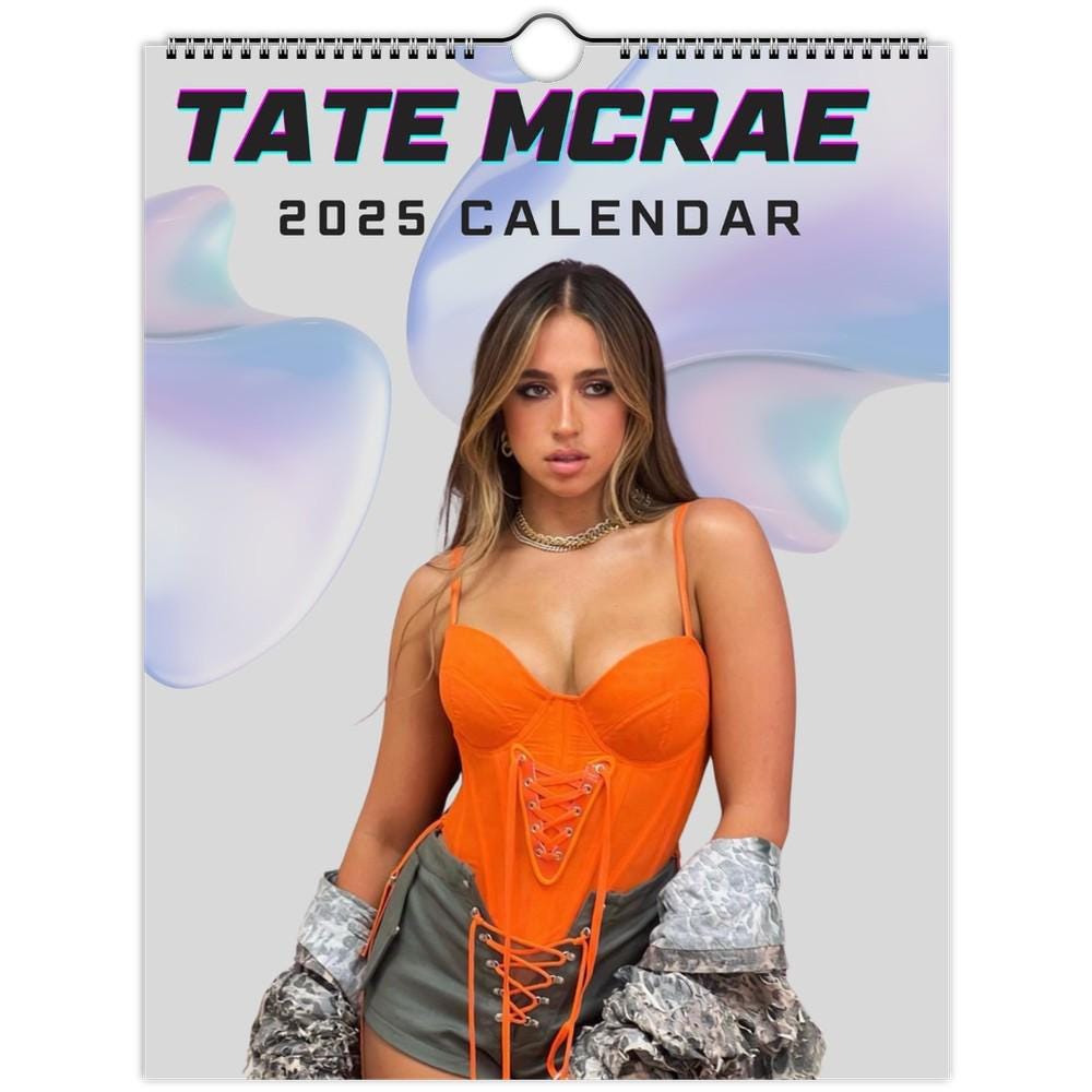 Tate Mcrae Wall Calendar 2025 Photo Calendar Etsy