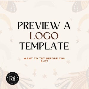 Vorschau einer Logo-Vorlage | Vorgefertigtes Logo Design | Canva Logo Vorlage | Logo-Design