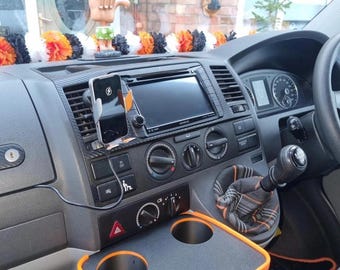 Travel Tray With no 12v slot Cupholders Fit Volkswagen T5 And T5.1