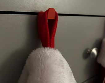Christmas stocking drawer hooks x4 pack
