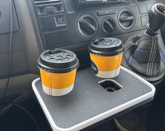 Travel Tray With Cupholders Fit Volkswagen T5 And T5.1