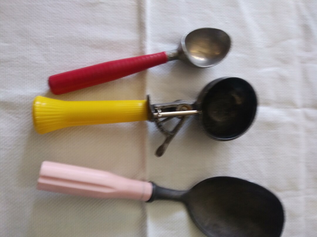 3 Vintage Ice Cream Scoops in Fun Colors Bundle Deal Etsy Canada