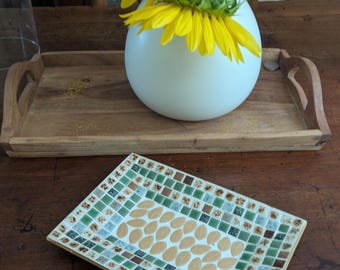Mosaic Tile Midcentury Dish