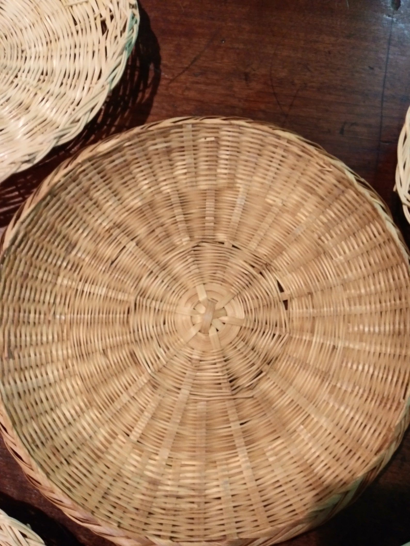Bamboo Picnic Paper Plate Holders Lot of 5 Etsy