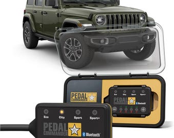 Pedal Commander Jeep Wrangler JL (2018-2025) Throttle Response Controller | Eliminate Lag, Off-Road Performance