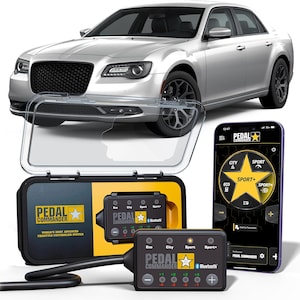 Controlador de respuesta del acelerador Pedal Commander para Chrysler 300 (2007-2023): Elimina el retraso y acelera al instante.
