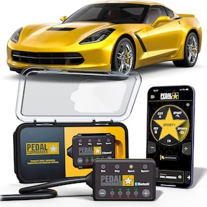 Controlador de respuesta del acelerador Pedal Commander para Chevrolet Corvette C7 (2014-2019) / Elimina el retraso y mejora el rendimiento en pista