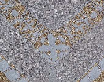 Vintage White Bridal Hanky - Hankie Handkerchief