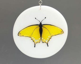 Yellow Swllowtil Butterfly Sunctcher Crylic Kuwit | Ubuy