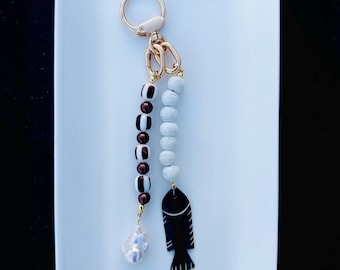 Charm para bolso con cuentas: Costero - Boho hecho a mano
