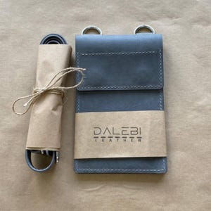 Petit sac à main en cuir gris pour téléphone portable Sac banane Petit sac à bandoulière élégant en cuir pour téléphone Petit support pour téléphone en cuir