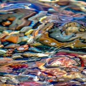 SUBMERGED Fine Art Print Photograph of Rocks in Lake Superior. Unframed or Mounted on Metal or Canvas. Michigan's Lake Superior.. image 2