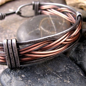 Men&#39;s Copper and Iron Bracelet