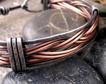 Men's Copper and Iron Bracelet