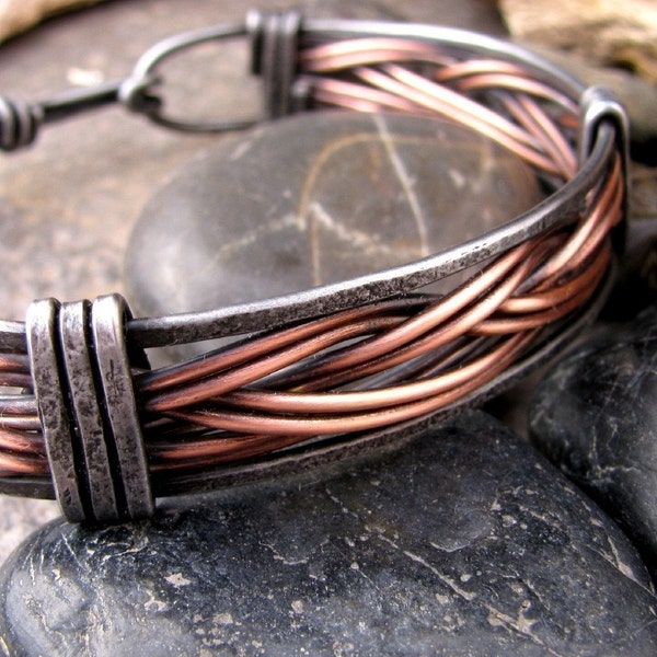 Men's Copper and Iron Bracelet