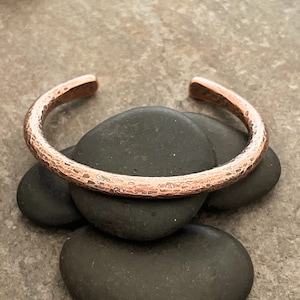 Men's Super Thick Solid Copper Cuff Bracelet image 3
