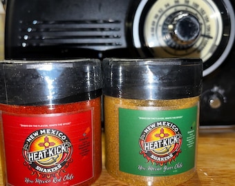 Chile en polvo Hatch de New Mexico Heat Kick Shakers