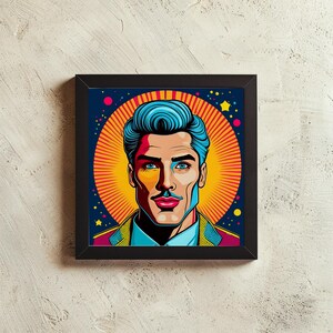 Wall Art, British, American, Love, Prints, Blonde, woman, popart, colourful, stylish, 1970s, sexy