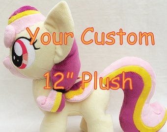 Custom Pony Plush 12" - Made to Order