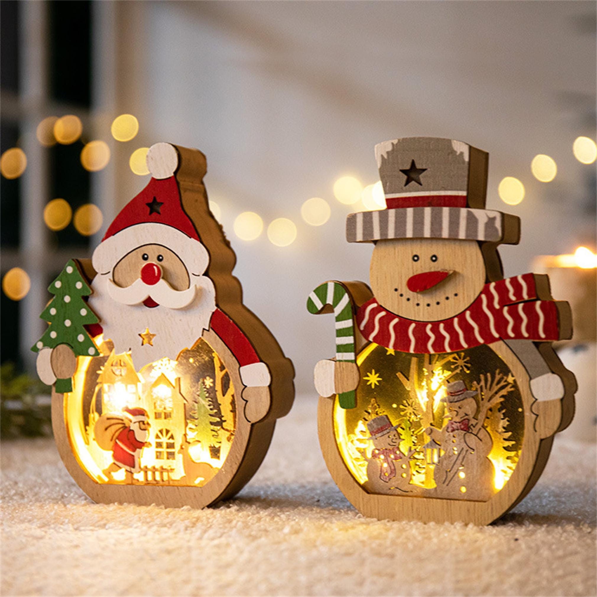 Vintage Santa Light - Etsy