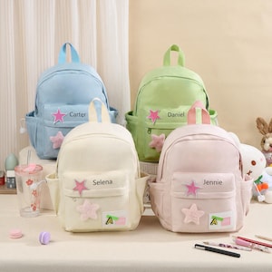 Sacs à dos personnalisés pour enfants - Sacs à dos personnalisés pour enfants - Sacs à dos pour la rentrée des classes - Pour la garderie, la maternelle et l'école