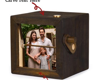 Flipbook Photo Personnalisé, Boîte D'animation à Manivelle En