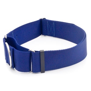 2 Inch Width Martingale Nylon Dog Collar 2 No Slip Martingale Training Dog Collar Navy Blue