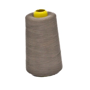 New 6000 Yards 40/2 Polyester Thread Cones Pewter - 1308