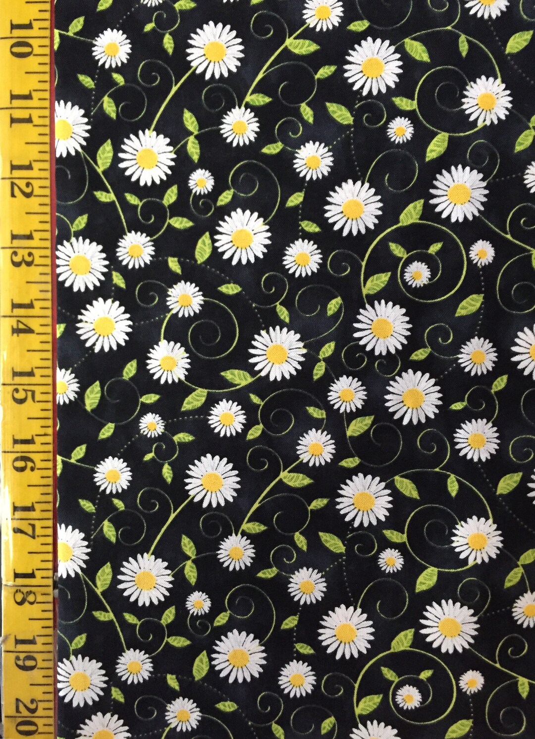 Daisy Vines - Timeless Treasures Fabric ( Yard or Half Yard ) - Flowers ...