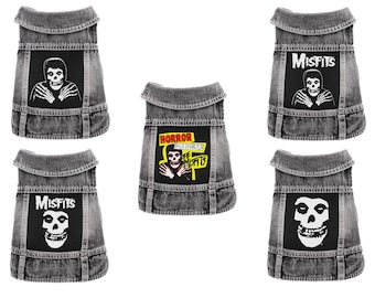 Misfits Denim Jacket - Cats and Dogs, battle vest