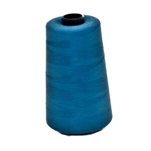 New 6000 Yards 40/2 Polyester Thread Cones Dark Teal - 1327