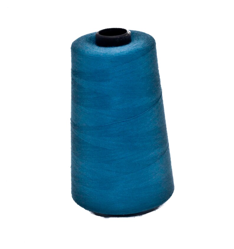 New 6000 Yards 40/2 Polyester Thread Cones Dark Teal - 1327