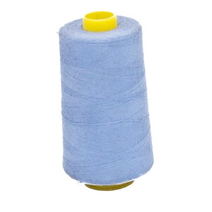 New 6000 Yards 40/2 Polyester Thread Cones CornFlower Blue -818