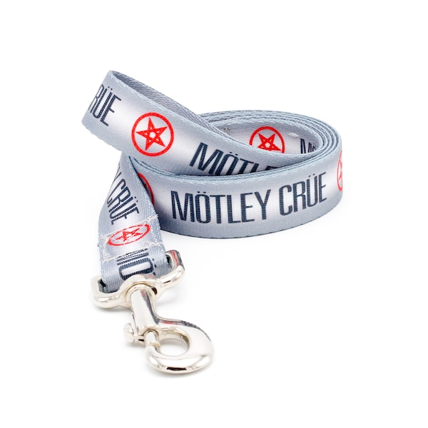 Motley Crue Pentagram Official Dog Leash - 5/8" & 1" Width