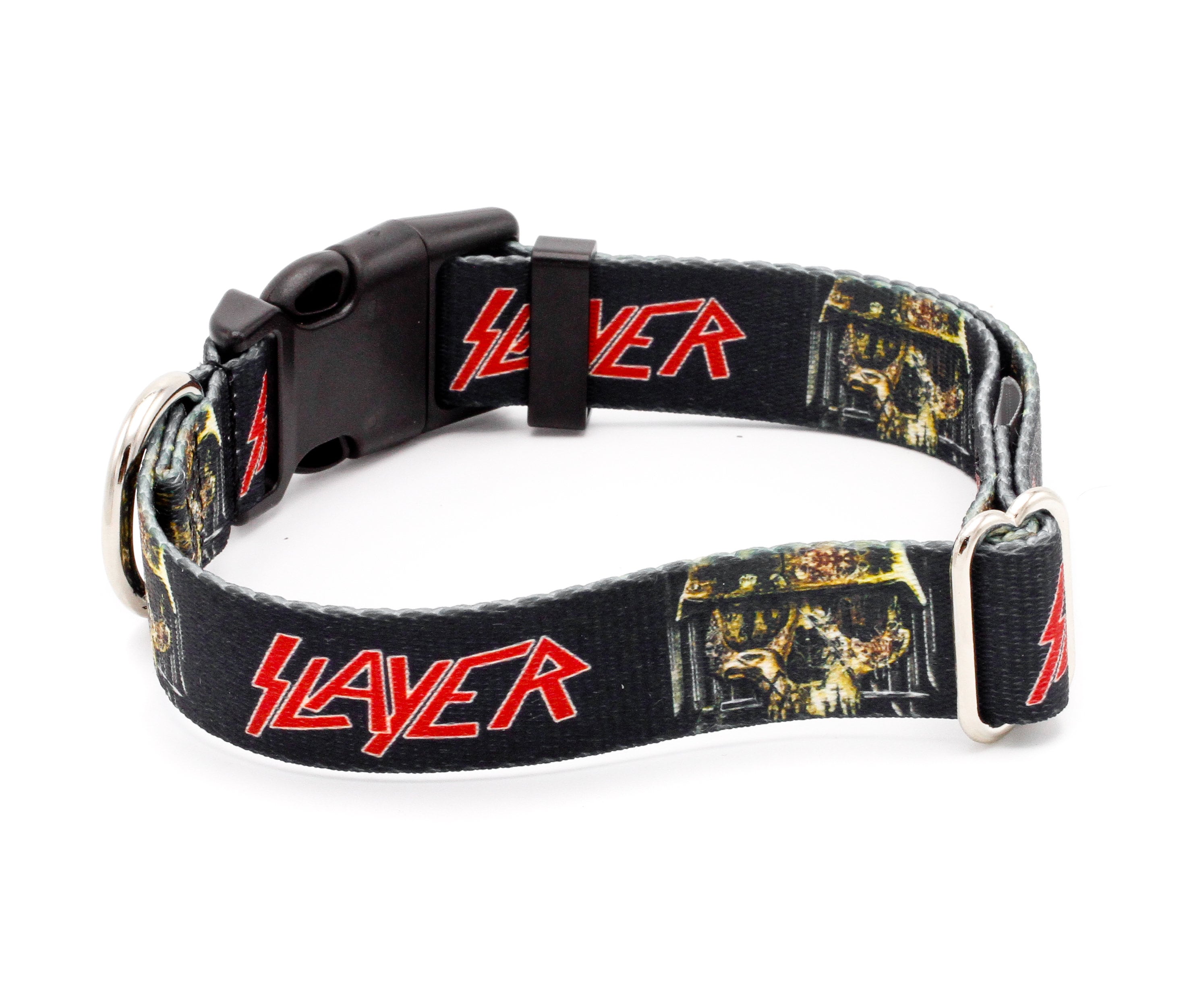 Slayer Skull Dog Collar Martingale & Buckle 5/8 | Etsy