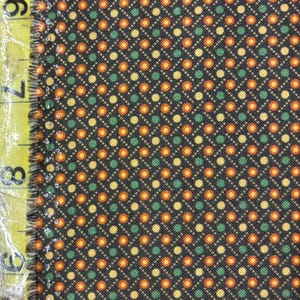Autumn Delight Gold and Charcoal Marcus Fabrics ( Yard or Half Yard ) orange gold brown abstract dots