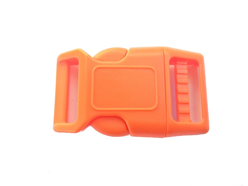 25 1 Contoured Plastic Buckles 1 inch adjustable curved buckles