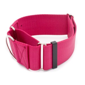 2 Inch Width Martingale Nylon Dog Collar 2 No Slip Martingale Training Dog Collar Magenta