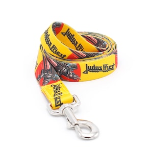 Judas Priest &quot;Screaming Eagle&quot; Official Pet Lead 5/8&quot; & 1&quot; width dog leash